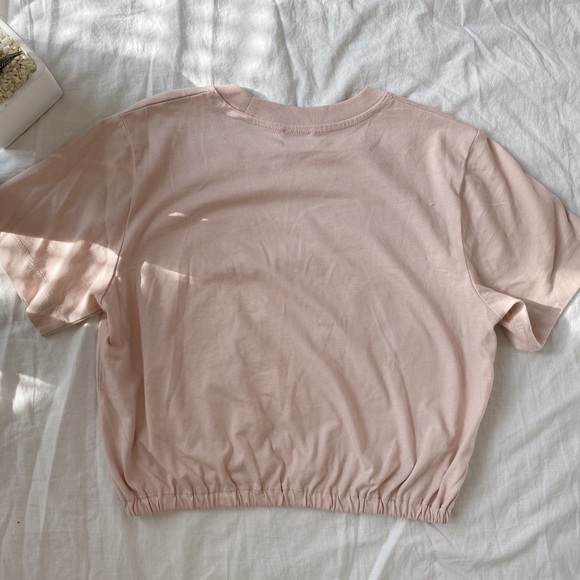 ARITZIA Wilfred Piaf Crop T-Shirt Pink - Picture 2 of 12